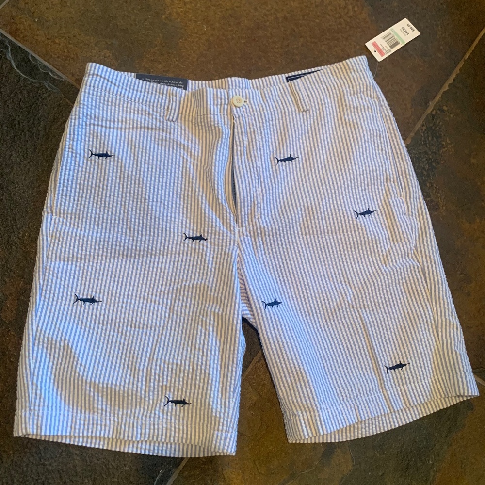 Men's seersucker shorts